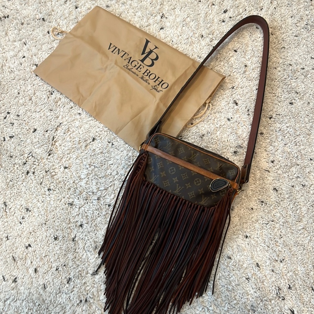 Louis Vuitton Vintage Boho Bag with Fringe